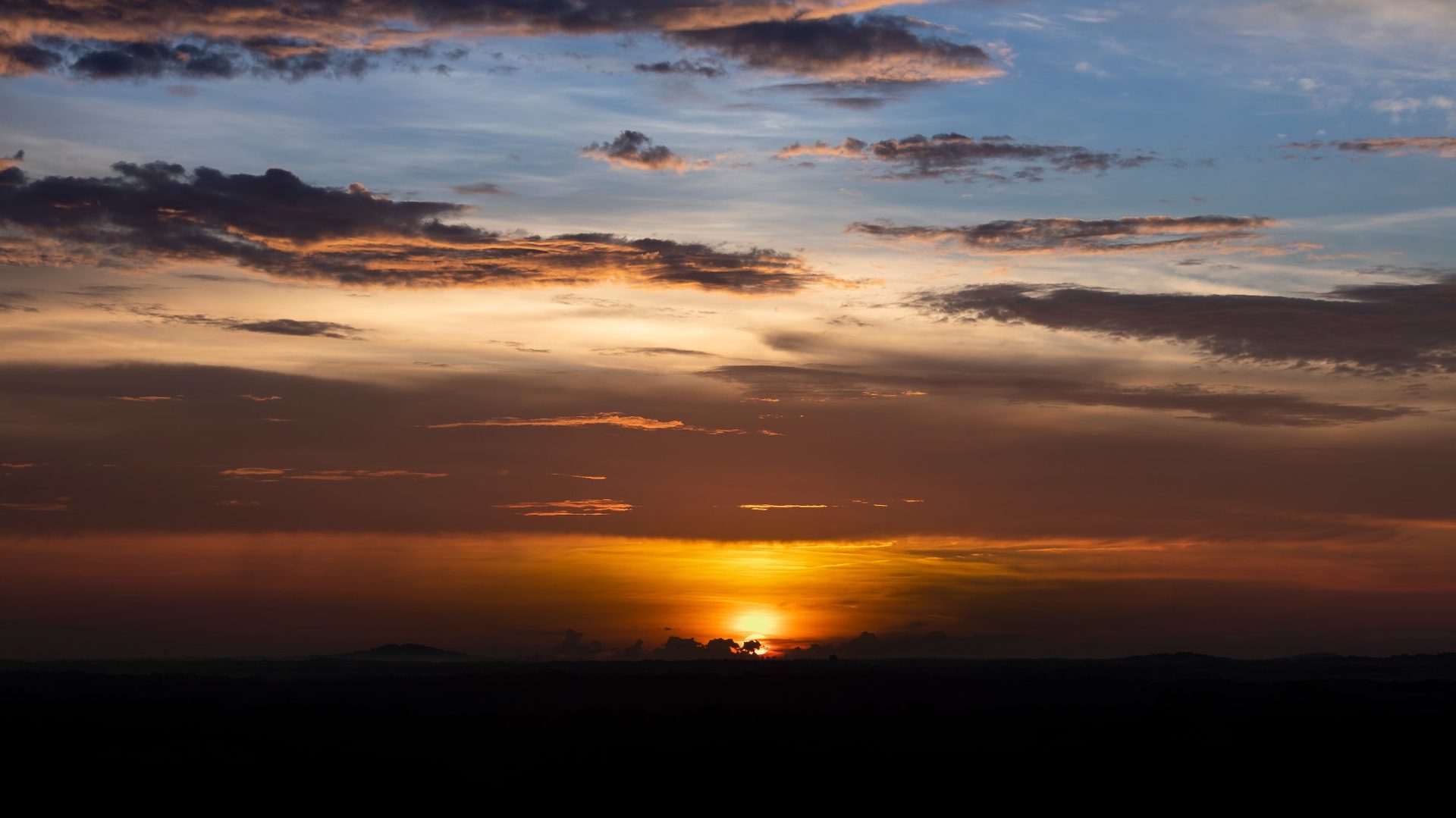 Sunset view from One Vinings Mountain