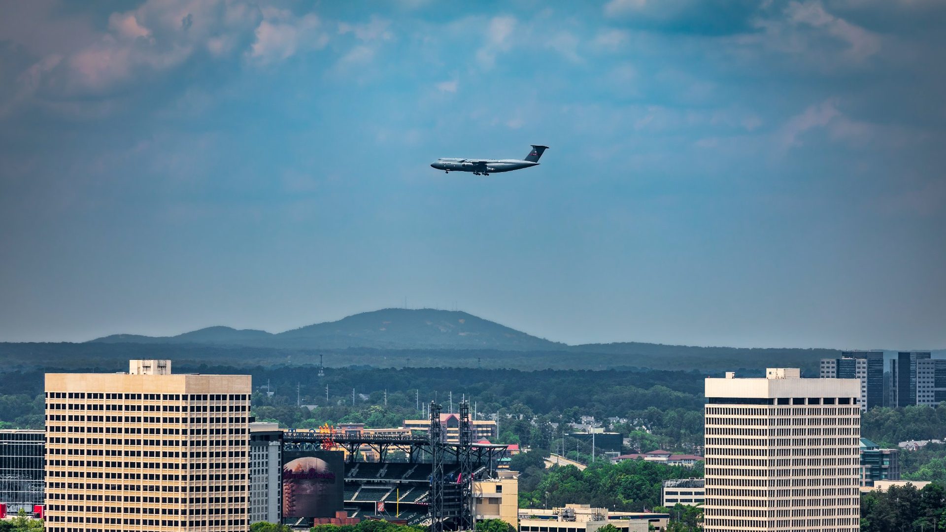 C-5 over Truist Park